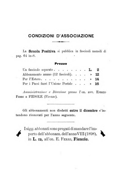 La scuola positiva nella giurisprudenza penale