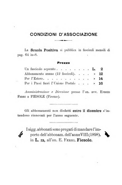 La scuola positiva nella giurisprudenza penale