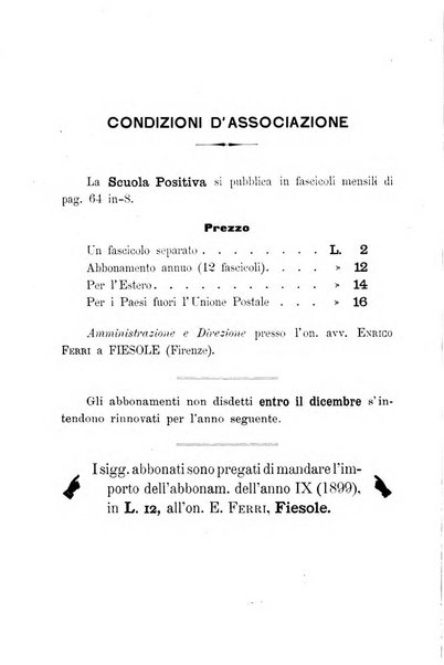 La scuola positiva nella giurisprudenza penale