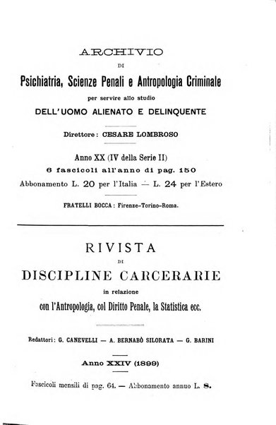 La scuola positiva nella giurisprudenza penale