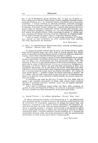 Archivio generale di neurologia, psichiatria e psicoanalisi