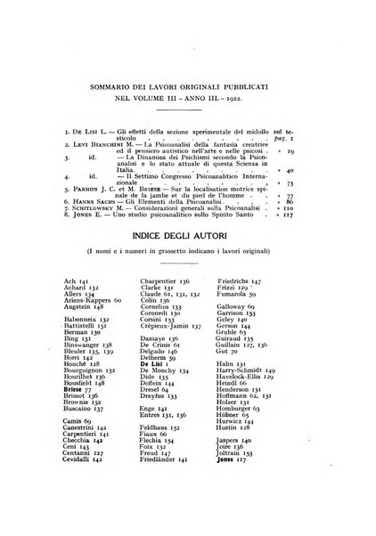 Archivio generale di neurologia, psichiatria e psicoanalisi