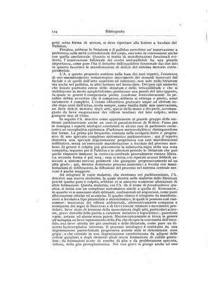 Archivio generale di neurologia, psichiatria e psicoanalisi