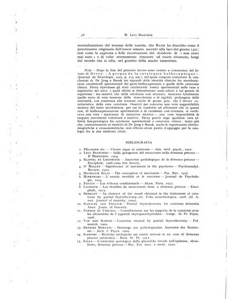 Archivio generale di neurologia, psichiatria e psicoanalisi