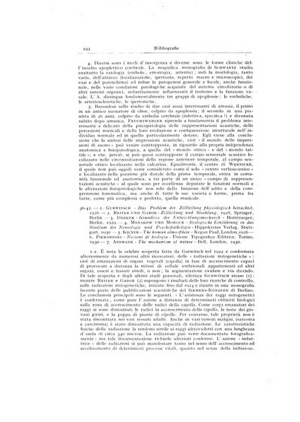 Archivio generale di neurologia, psichiatria e psicoanalisi