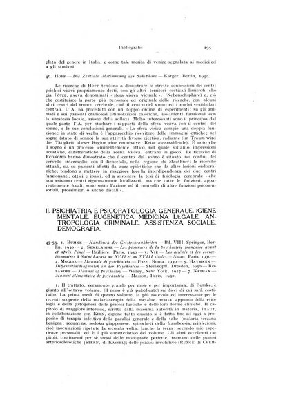 Archivio generale di neurologia, psichiatria e psicoanalisi