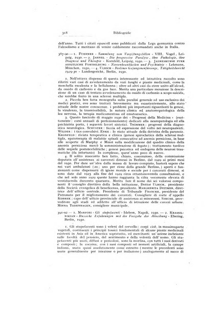 Archivio generale di neurologia, psichiatria e psicoanalisi