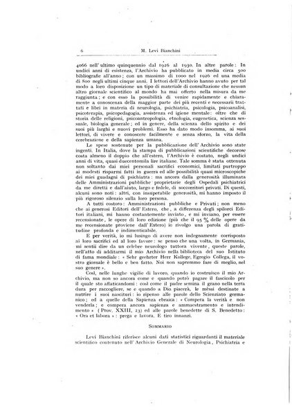 Archivio generale di neurologia, psichiatria e psicoanalisi