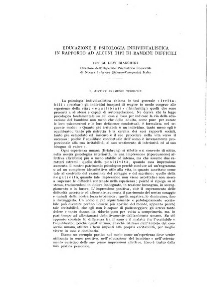 Archivio generale di neurologia, psichiatria e psicoanalisi