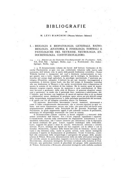 Archivio generale di neurologia, psichiatria e psicoanalisi