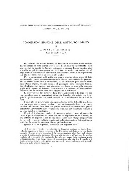 Archivio generale di neurologia, psichiatria e psicoanalisi