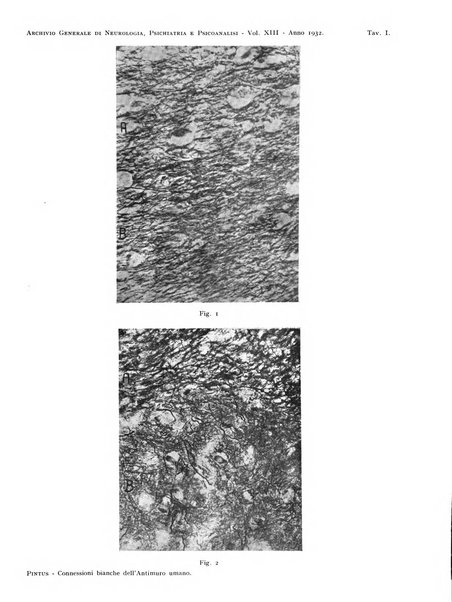 Archivio generale di neurologia, psichiatria e psicoanalisi