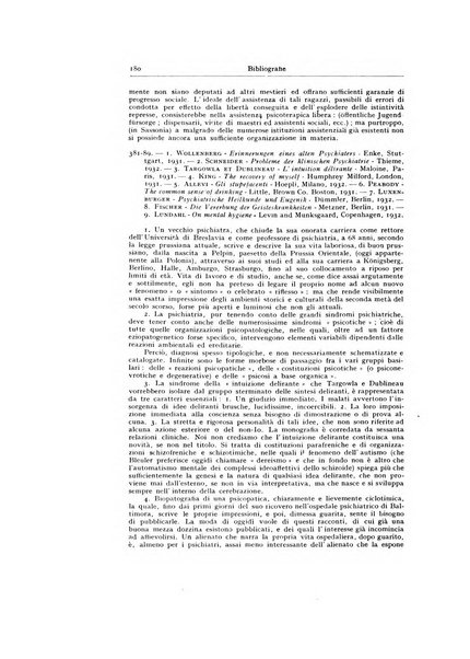 Archivio generale di neurologia, psichiatria e psicoanalisi