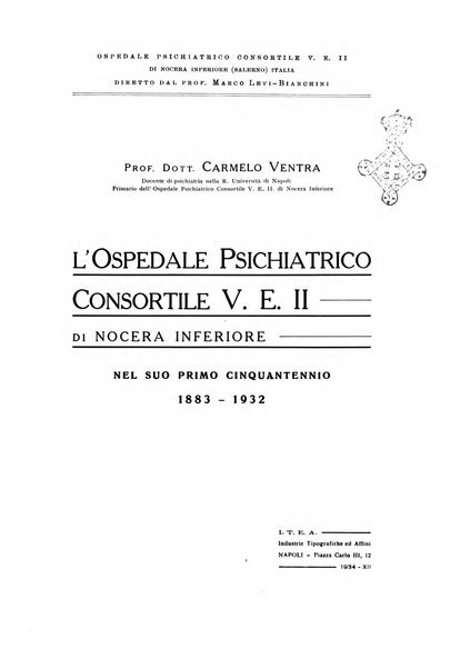 Archivio generale di neurologia, psichiatria e psicoanalisi