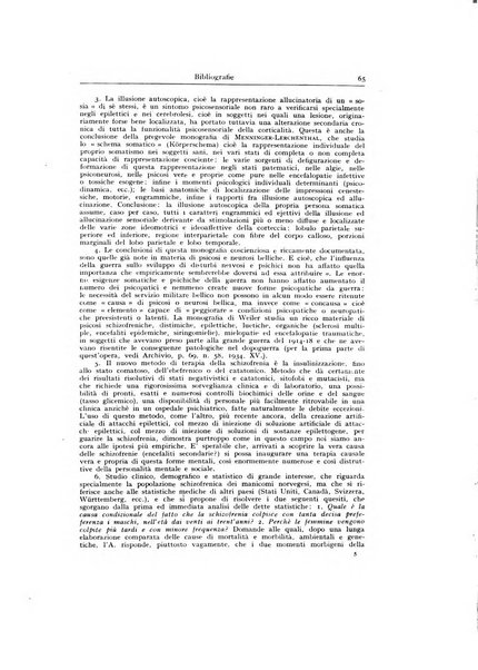 Archivio generale di neurologia, psichiatria e psicoanalisi