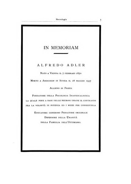 Archivio generale di neurologia, psichiatria e psicoanalisi