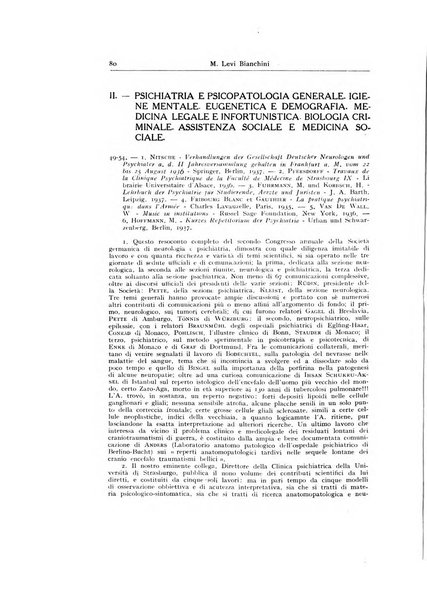 Archivio generale di neurologia, psichiatria e psicoanalisi