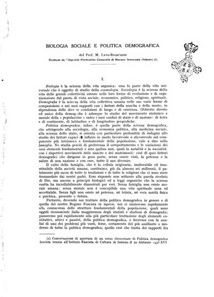 Archivio generale di neurologia, psichiatria e psicoanalisi