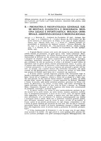 Archivio generale di neurologia, psichiatria e psicoanalisi