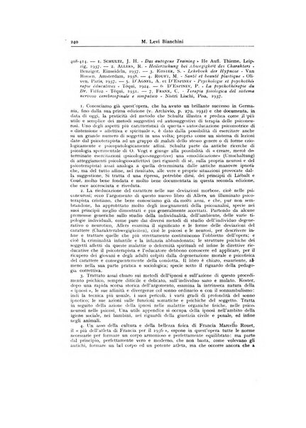 Archivio generale di neurologia, psichiatria e psicoanalisi