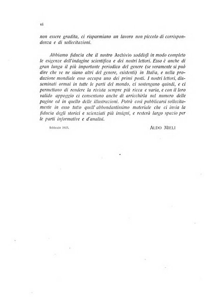 Archivio di storia della scienza