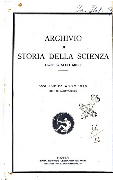 Archivio di storia della scienza