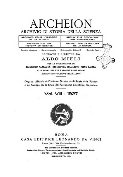 Archivio di storia della scienza