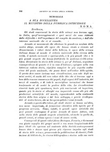 Archivio di storia della scienza