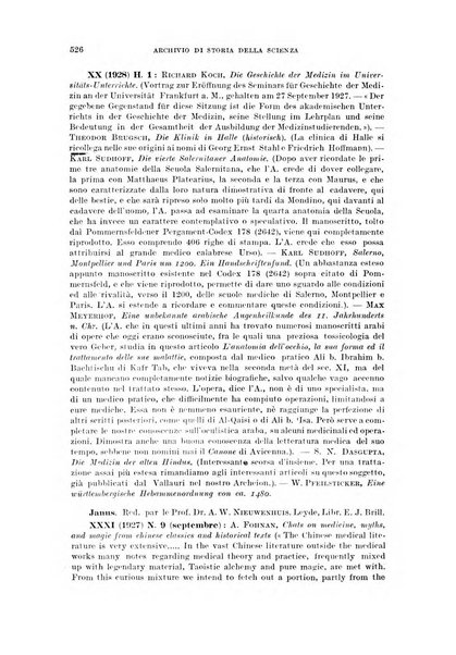 Archivio di storia della scienza