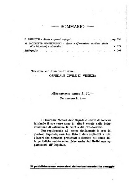 Giornale medico dell'Ospedale civile di Venezia