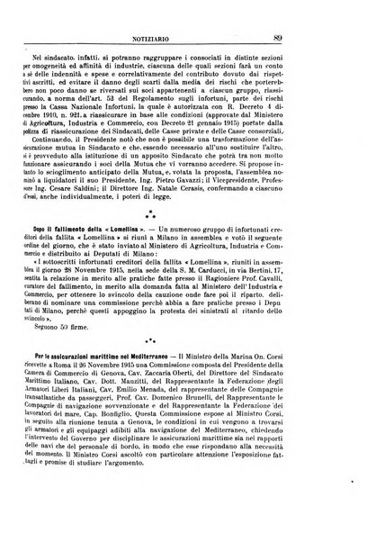 Rassegna di assicurazioni e previdenza sociale bollettino mensile della Cassa nazionale d'assicurazione per gli infortuni degli operai sul lavoro