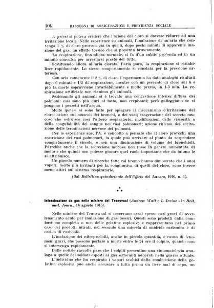 Rassegna di assicurazioni e previdenza sociale bollettino mensile della Cassa nazionale d'assicurazione per gli infortuni degli operai sul lavoro