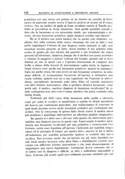 Rassegna di assicurazioni e previdenza sociale bollettino mensile della Cassa nazionale d'assicurazione per gli infortuni degli operai sul lavoro