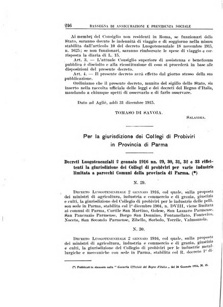 Rassegna di assicurazioni e previdenza sociale bollettino mensile della Cassa nazionale d'assicurazione per gli infortuni degli operai sul lavoro