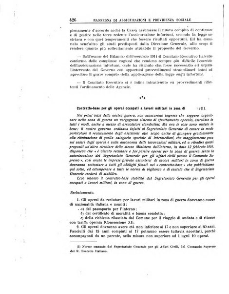 Rassegna di assicurazioni e previdenza sociale bollettino mensile della Cassa nazionale d'assicurazione per gli infortuni degli operai sul lavoro