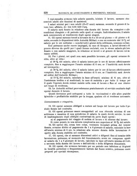 Rassegna di assicurazioni e previdenza sociale bollettino mensile della Cassa nazionale d'assicurazione per gli infortuni degli operai sul lavoro