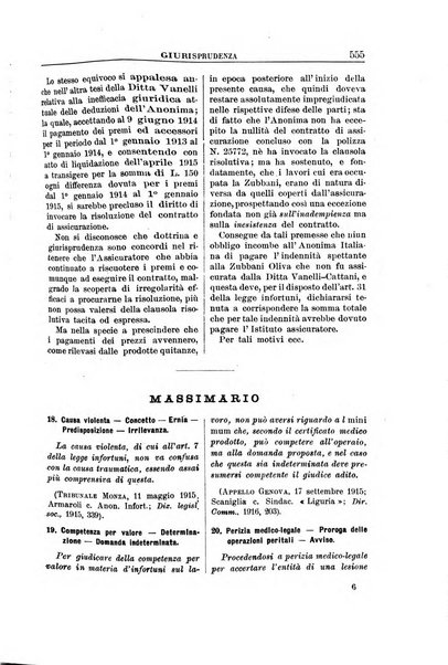 Rassegna di assicurazioni e previdenza sociale bollettino mensile della Cassa nazionale d'assicurazione per gli infortuni degli operai sul lavoro