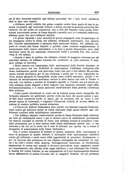 Rassegna di assicurazioni e previdenza sociale bollettino mensile della Cassa nazionale d'assicurazione per gli infortuni degli operai sul lavoro