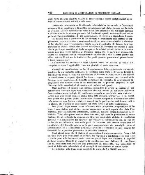 Rassegna di assicurazioni e previdenza sociale bollettino mensile della Cassa nazionale d'assicurazione per gli infortuni degli operai sul lavoro