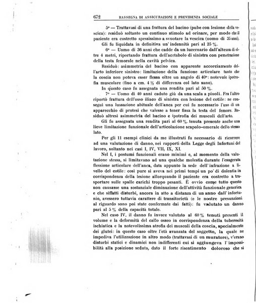 Rassegna di assicurazioni e previdenza sociale bollettino mensile della Cassa nazionale d'assicurazione per gli infortuni degli operai sul lavoro