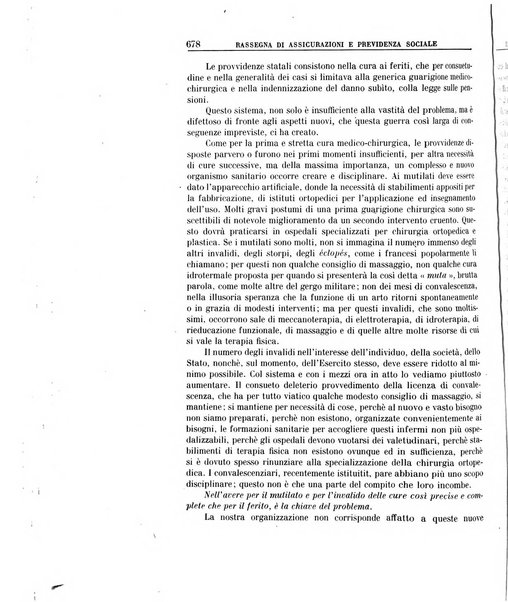 Rassegna di assicurazioni e previdenza sociale bollettino mensile della Cassa nazionale d'assicurazione per gli infortuni degli operai sul lavoro