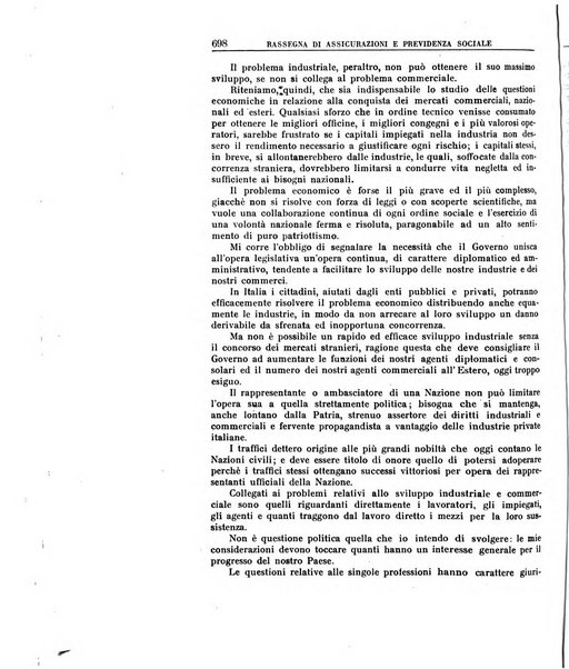 Rassegna di assicurazioni e previdenza sociale bollettino mensile della Cassa nazionale d'assicurazione per gli infortuni degli operai sul lavoro