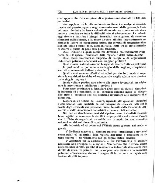 Rassegna di assicurazioni e previdenza sociale bollettino mensile della Cassa nazionale d'assicurazione per gli infortuni degli operai sul lavoro