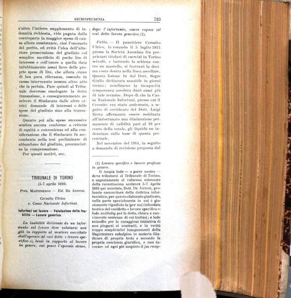 Rassegna di assicurazioni e previdenza sociale bollettino mensile della Cassa nazionale d'assicurazione per gli infortuni degli operai sul lavoro