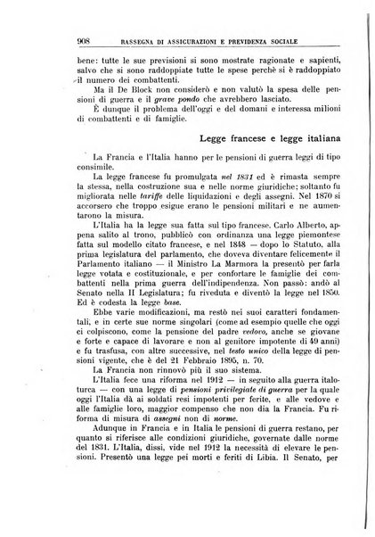 Rassegna di assicurazioni e previdenza sociale bollettino mensile della Cassa nazionale d'assicurazione per gli infortuni degli operai sul lavoro