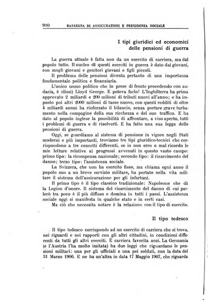 Rassegna di assicurazioni e previdenza sociale bollettino mensile della Cassa nazionale d'assicurazione per gli infortuni degli operai sul lavoro