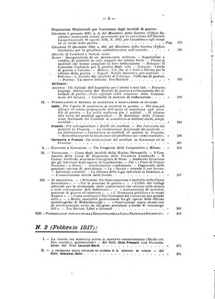 Rassegna di assicurazioni e previdenza sociale bollettino mensile della Cassa nazionale d'assicurazione per gli infortuni degli operai sul lavoro