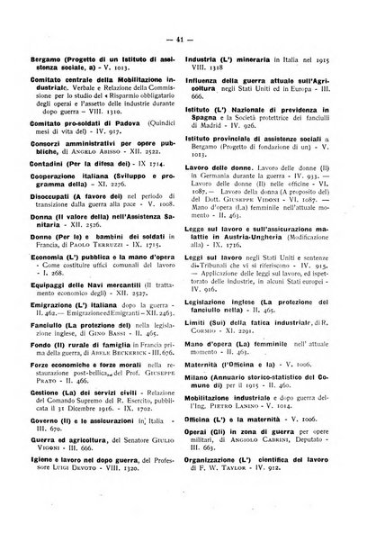 Rassegna di assicurazioni e previdenza sociale bollettino mensile della Cassa nazionale d'assicurazione per gli infortuni degli operai sul lavoro