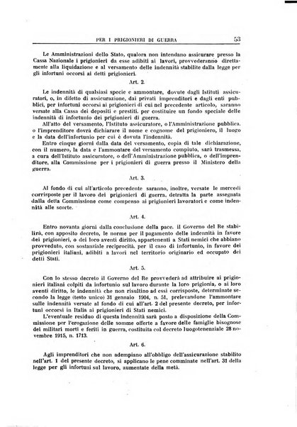 Rassegna di assicurazioni e previdenza sociale bollettino mensile della Cassa nazionale d'assicurazione per gli infortuni degli operai sul lavoro