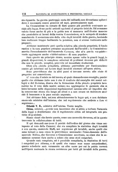 Rassegna di assicurazioni e previdenza sociale bollettino mensile della Cassa nazionale d'assicurazione per gli infortuni degli operai sul lavoro